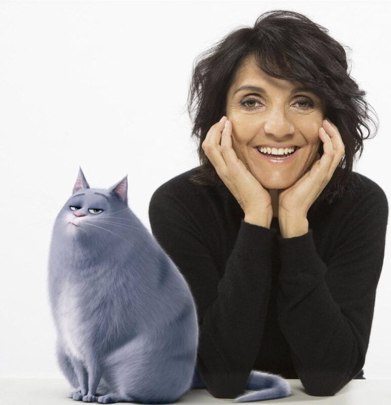 Dans quel film d'animation Florence Foresti prête-t-elle sa voix à une chatte nommée Chloé ?