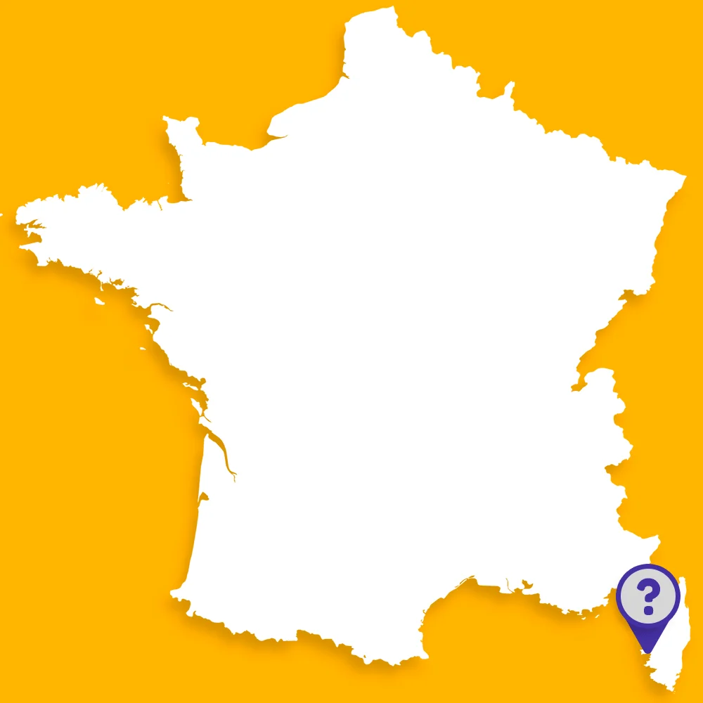 A quelle ville correspond le point sur la carte de France ? 