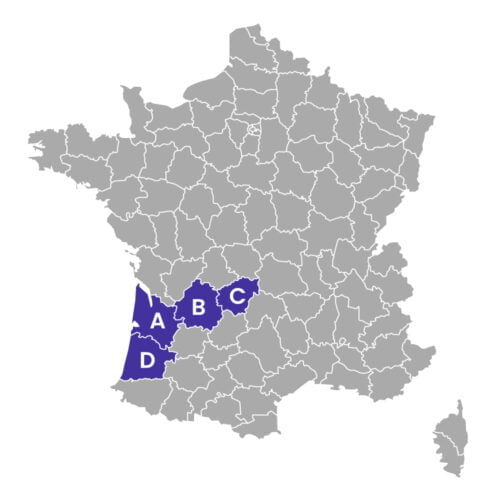 Lequel de ces départements est la Gironde ?