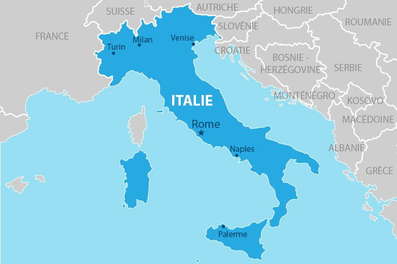 Quelle mer borde la côte Est, derrière la botte de l’Italie ?
