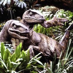 Un Velociraptor - Par quel dinosaure Denis Nedry se fait-il tuer ?